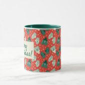 Weihnachten - Rot - Hats & Mitten Tasse (Zentrum)