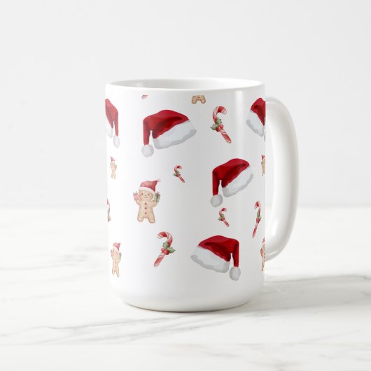 Weihnachten rot kaffeetasse (VorderseiteRechts)