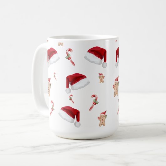 Weihnachten rot kaffeetasse (Vorderseite Links)