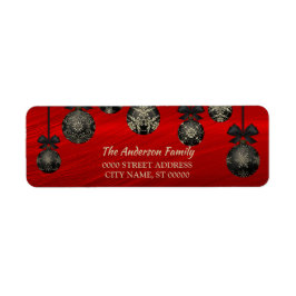 Weihnachten Rot Schwarz Eleganter Urlaub Winter