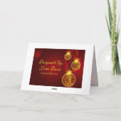 Weihnachten Rot und Gold, Fröhlich, Weihnachten (Rückseite)