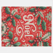 Weihnachten rot und grün fleecedecke (Vorderseite (Horizontal))