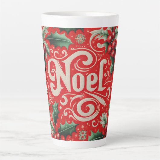 Weihnachten rot und grün milchtasse (Vorderseite)