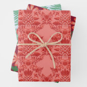 Weihnachten Rot und Grün Muster Geschenkpapier Set (Beispiel)