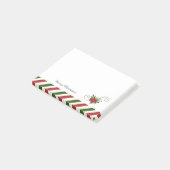 Weihnachten rot und grün post-it klebezettel (angewinkelt)