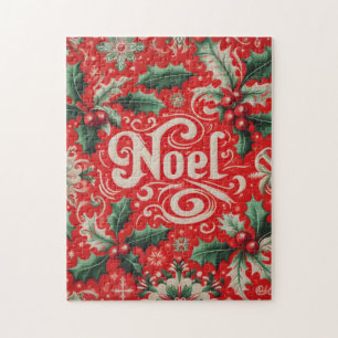 Weihnachten rot und grün puzzle