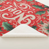 Weihnachten rot und grün sherpadecke (3/4)