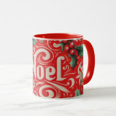 Weihnachten rot und grün tasse (VorderseiteRechts)