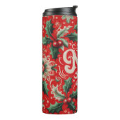 Weihnachten rot und grün thermosbecher (Nach links gedreht)
