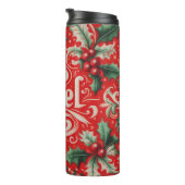Weihnachten rot und grün thermosbecher (Nach rechts gedreht)