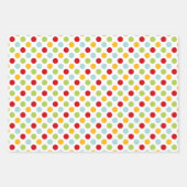 Weihnachten Rot und Grün Urlaub Geschenkpapier Set (Vorderseite 3)