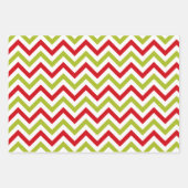 Weihnachten Rot und Grün Urlaub Geschenkpapier Set (Vorderseite 2)