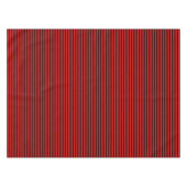 Weihnachten Rot und Schwarzer Streifen Tischdecke (Vorderseite (Horizontal))