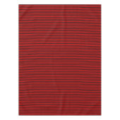 Weihnachten Rot und Schwarzer Streifen Tischdecke (Vorderseite)