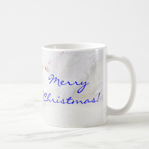Weihnachten Rot und Weiß frohe Weihnachten II Kaffeetasse