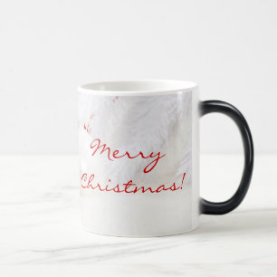Weihnachten Rot und Weiß frohe Weihnachten Verwandlungstasse