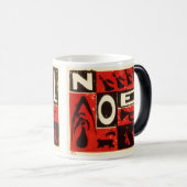 Weihnachten Rot Verwandlungstasse (VorderseiteRechts)