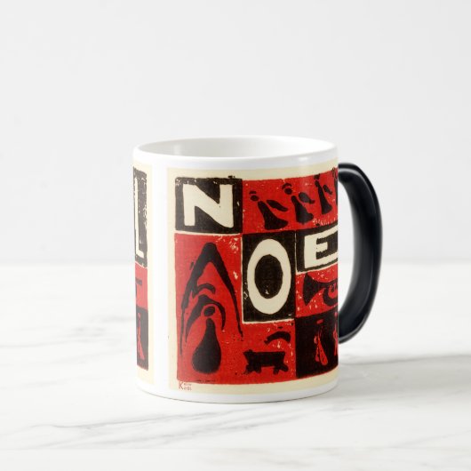 Weihnachten Rot Verwandlungstasse (VorderseiteRechts)