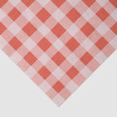 Weihnachten Rot Weiß Gingham Seidenpapier (Detail)