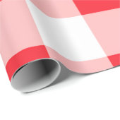 Weihnachten Rot Weiß Karo Geschenkpapier (Rolleneckpunkt)