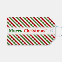 Weihnachten; rot, weiß und grün gestreiftes Muster