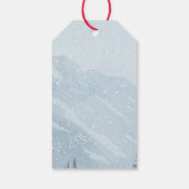 Weihnachten - Rote Autos - Urlaub Geschenkanhänger (Rückseite)