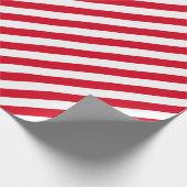 Weihnachten Rote Farbe Weiße Streifen Weihnachten Geschenkpapier (Ecke)