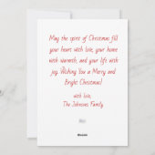 Weihnachten Rote Linie Kunst (Rückseite)