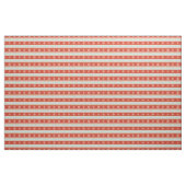 Weihnachten Rote Minze Schneeflocken Muster Stoff (Yard (91,4 cm))