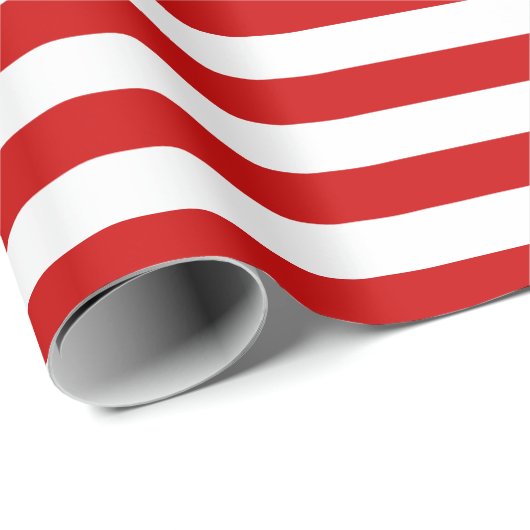 Weihnachten Rote Streifen Gold Text Weihnachten We Geschenkpapier (Rolleneckpunkt)