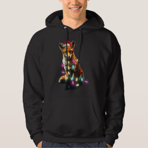 Weihnachten Roter Fox Lover Xmas Hunde Tree Weihna Hoodie