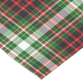 Weihnachten, Roter Grüner Tartan Kariert Mittelgroßer Tischläufer (Ecke)