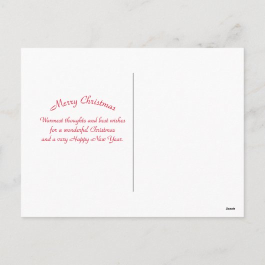 Weihnachten Roter Kardinal Hirsche Landschaft Wass (Rückseite)