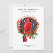 Weihnachten - Roter Kardinal Weihnachten Solstice (Vorderseite)