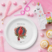 Weihnachten Roter Kardinal Weihnachten Solstice Bo Pappteller (Party)