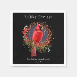 Weihnachten Roter Kardinal Weihnachten Solstice Bo Serviette