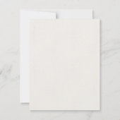 Weihnachten Roter Kranz Blumenzwiebeln Einladung (Rückseite)