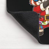 Weihnachten Roter Panda dabbying Lichter Weihnacht Mousepad (Ecke)