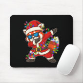 Weihnachten Roter Panda dabbying Lichter Weihnacht Mousepad (Mit Mouse)