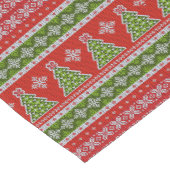 Weihnachten Roter Urlaub Elegant Kurzer Tischläufer (Ecke)