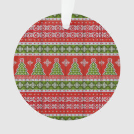 Weihnachten Roter Urlaub Elegant Ornament