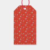 Weihnachten - Rotes Auto & Baum Geschenkanhänger (Rückseite)