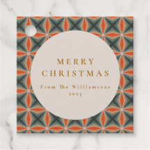 Weihnachten Rotes Grün Mitte Jahrhundert Stars Cus