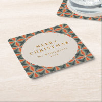 Weihnachten Rotes Grün Mitte Jahrhundert Stars Cus