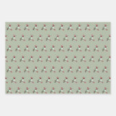 Weihnachten Ruby-throated Hummingbird Geschenkpapier Set (Vorderseite 2)