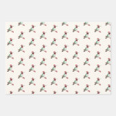 Weihnachten Ruby-throated Hummingbird Geschenkpapier Set (Vorderseite)