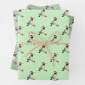 Weihnachten Ruby-throated Hummingbird Geschenkpapier Set (Beispiel)