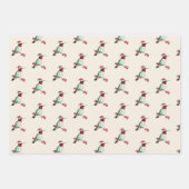 Weihnachten Ruby-throated Hummingbird Wrapping Pap Geschenkpapier Set (Vorderseite 2)