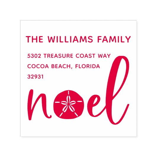 Weihnachten | RÜCKSENDEADRESSE Permastempel (Design)