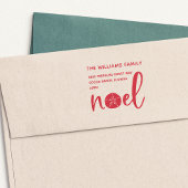 Weihnachten | RÜCKSENDEADRESSE Permastempel